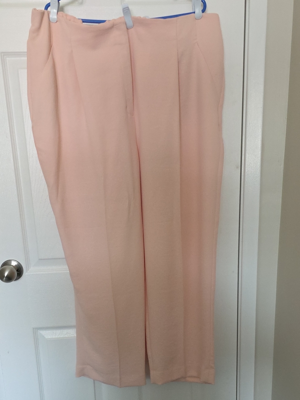 Addition Elle Pale Pink Wide-Leg Trousers